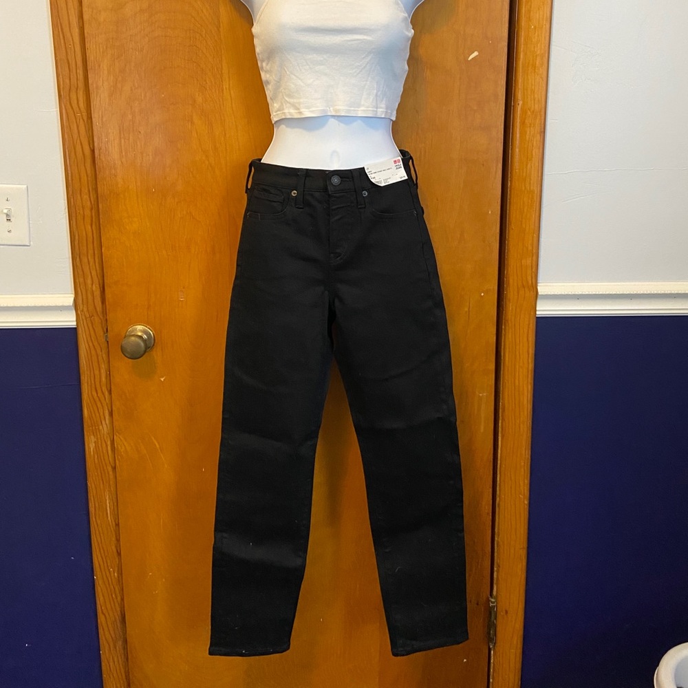 Uniqlo Black, High Rise Skinny Jeans